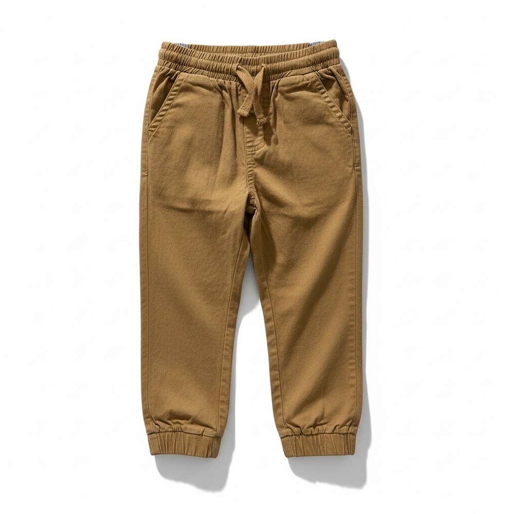 Andy & Evan Brown Cotton Blend Pants